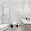 bathroom corner shelf